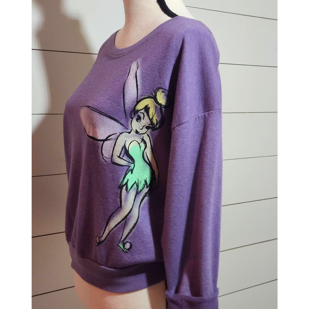 Disney Sweatshirt Artist Collection Sweatshirt Tinkerbell  Size M